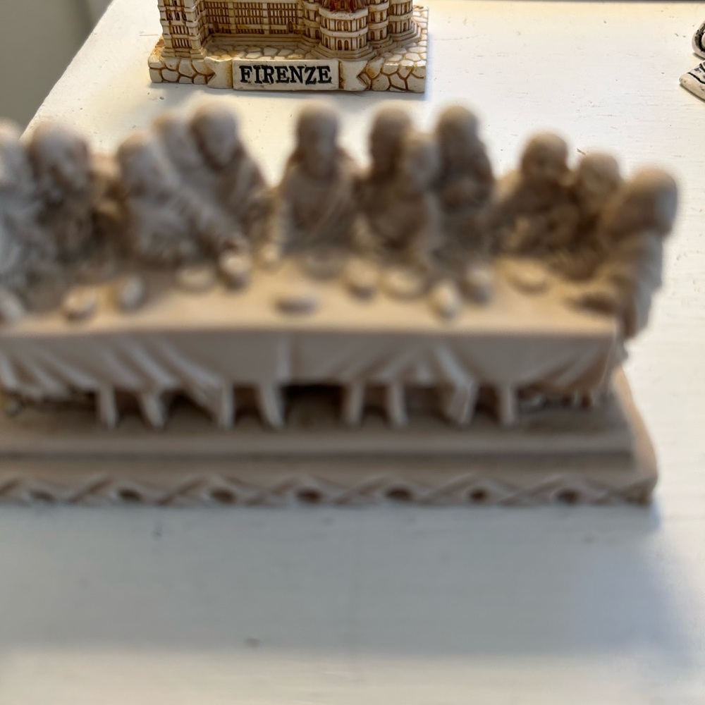 COLLECTIBLE Miniature ITALIAN Souvenirs Set, Triv Fountain, Duomo, Last Supper - Picture 6 of 15